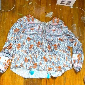 Flowy long sleeve shirt